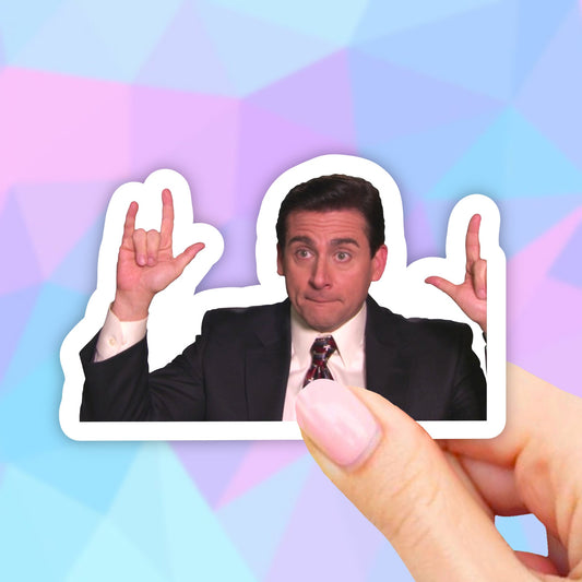 funny mike Sticker, office meme Sticker, laptop stickers, Laptop Decal, vinyl stickers, laptop decal, Water bottle Stickers, car stickers