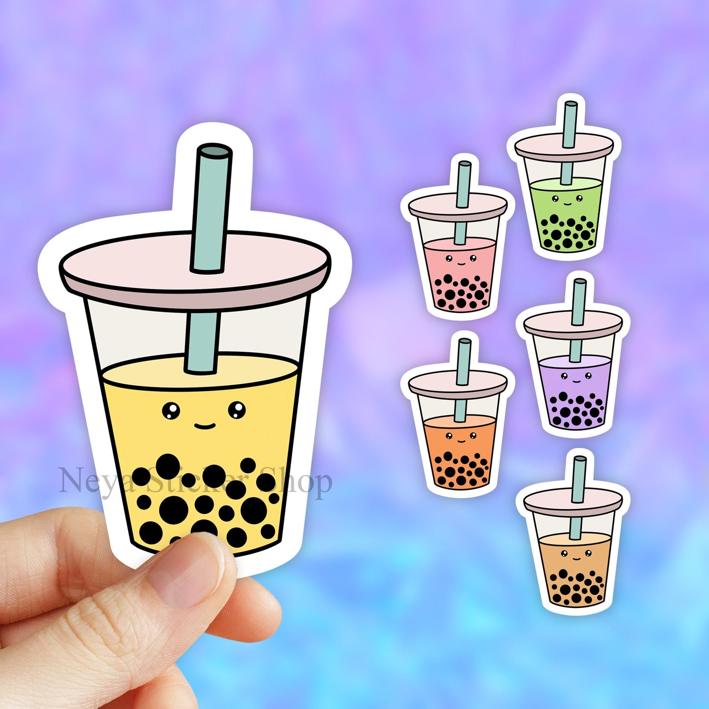 Boba Sticker, Boba Bubble Tea Sticker, Cute boba tea Stickers, Boba Tea Sticker, Tea Stickers, Milk Tea, Laptop stickers, tea Decal