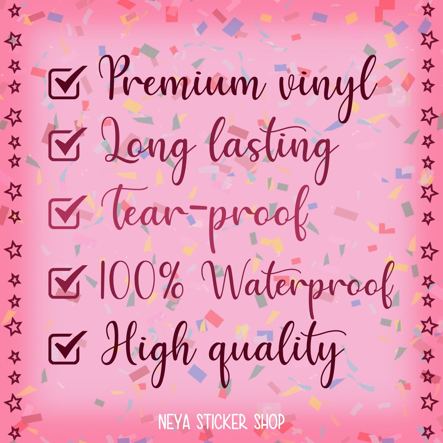 I'm Good Luv Stickers, Enjoy Stickers, Water bottle sticker, VSCO Stickers, Laptop Stickers, Aesthetic stickers, Laptop decal, Macbook