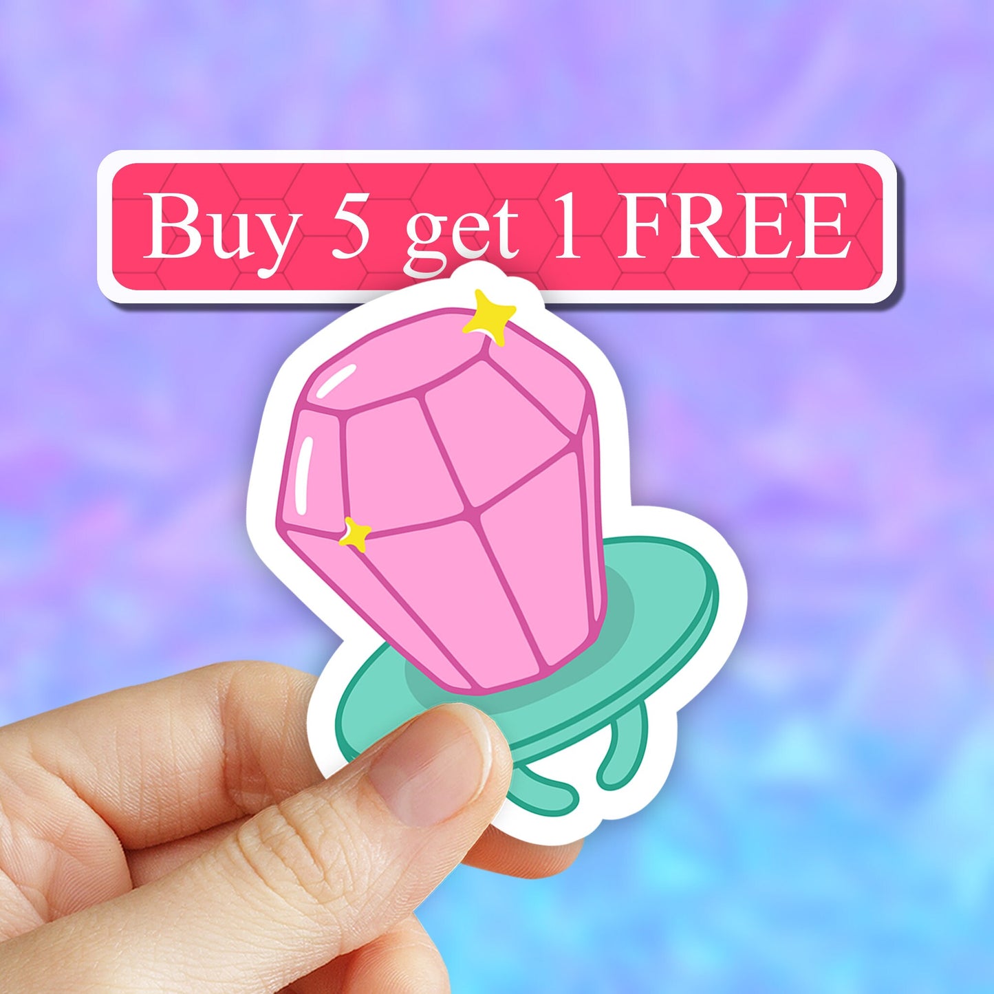 Ring Pop Sticker, cute stickers, candy stickers, Laptop Stickers, Vinyl sticker, Water bottle sticker, Computer Stickers, Tumbler decal