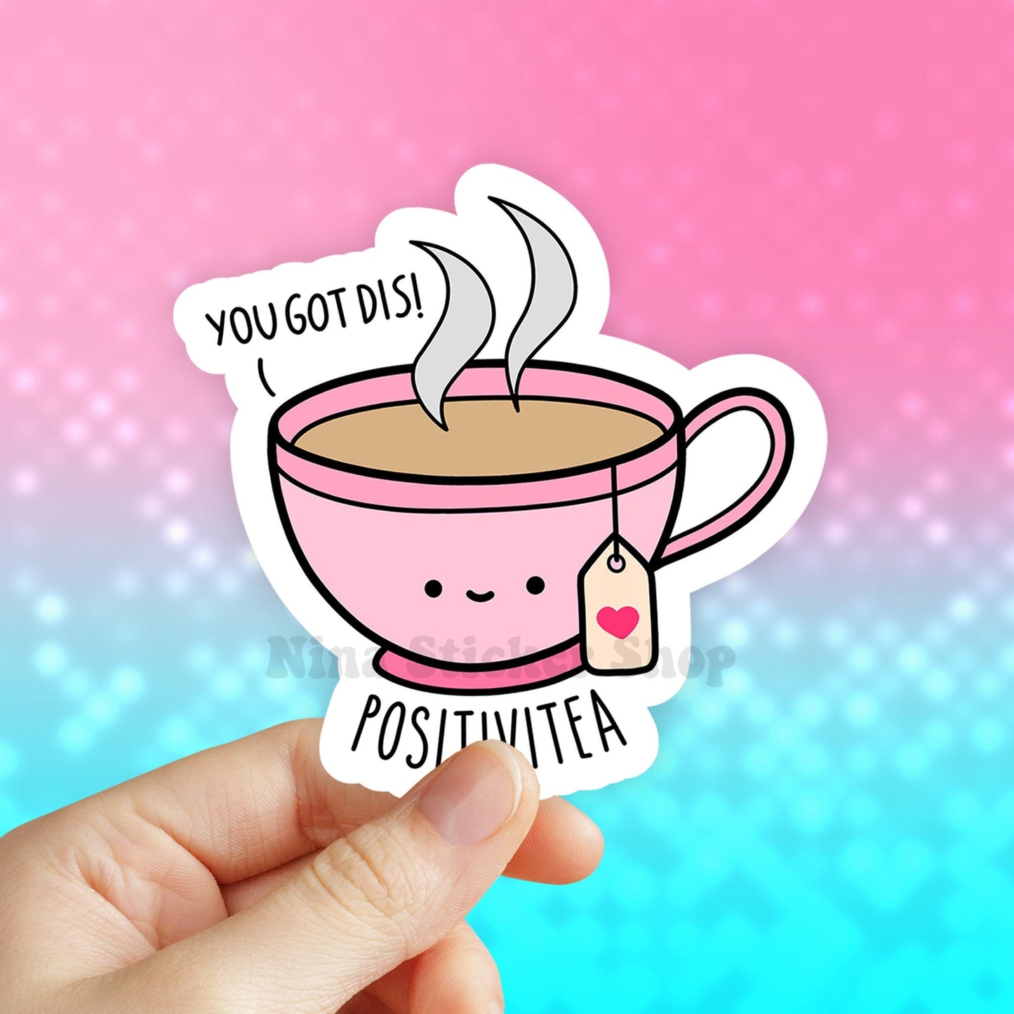 Positivitea Sticker - Tea Stickers