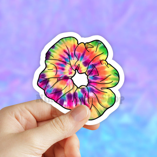 Tie Dye Scrunchie Sticker  - VSCO Stickers, VSCO Girl Stickers