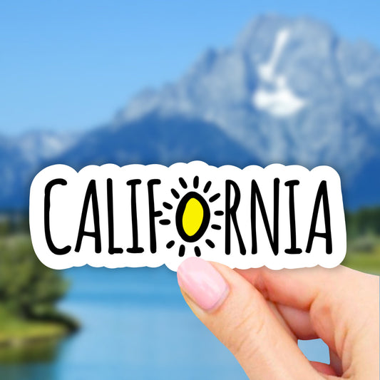 California Sticker, Car Decal, Laptop Stickers, Aesthetic Stickers, Water bottle Stickers, Computer Stickers, Waterproof Stickers, Vinyl