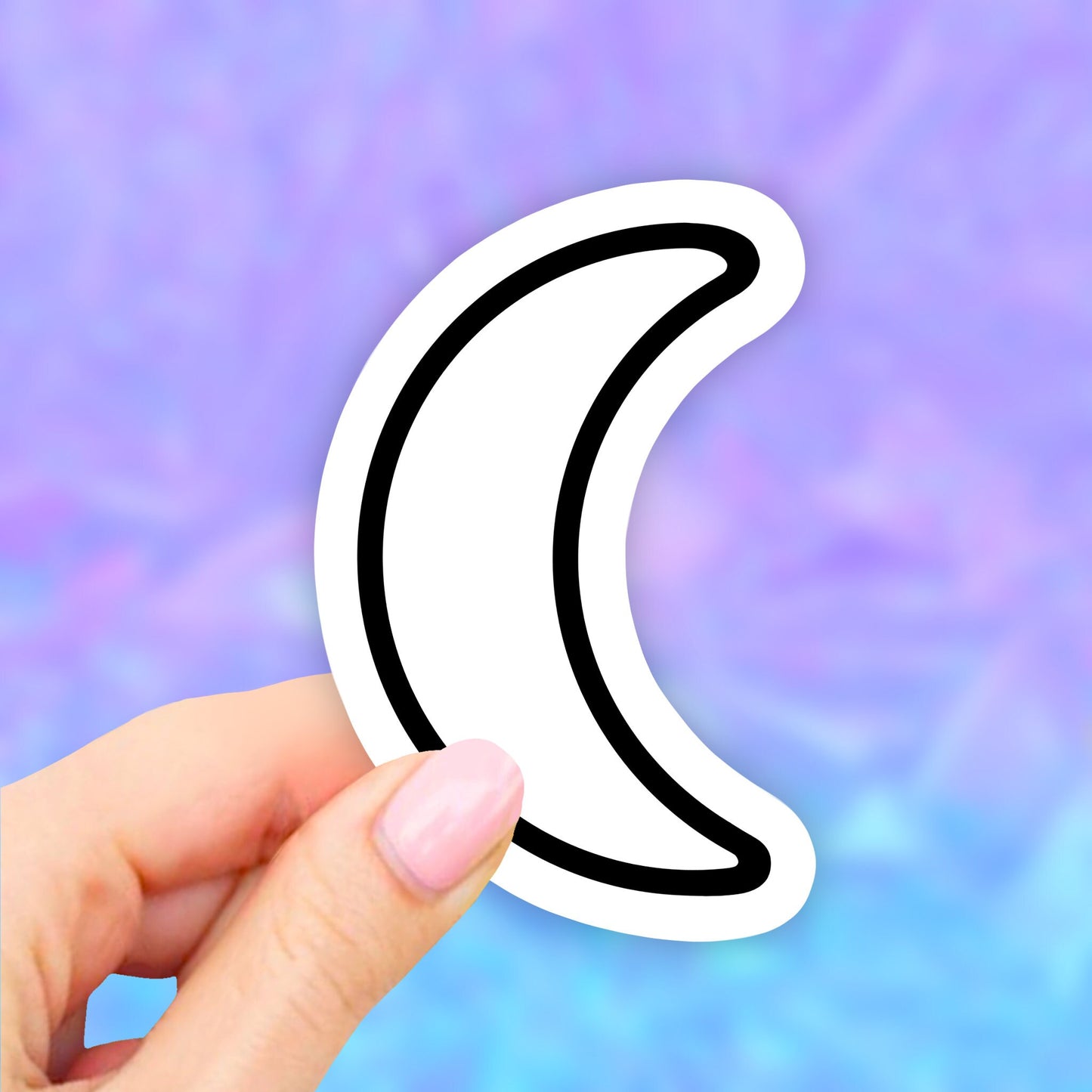 Moon Sticker, moon phase stickers, just a phase sticker, trending stickers, minimal stickers, computer stickers, laptop stickers, tumbler
