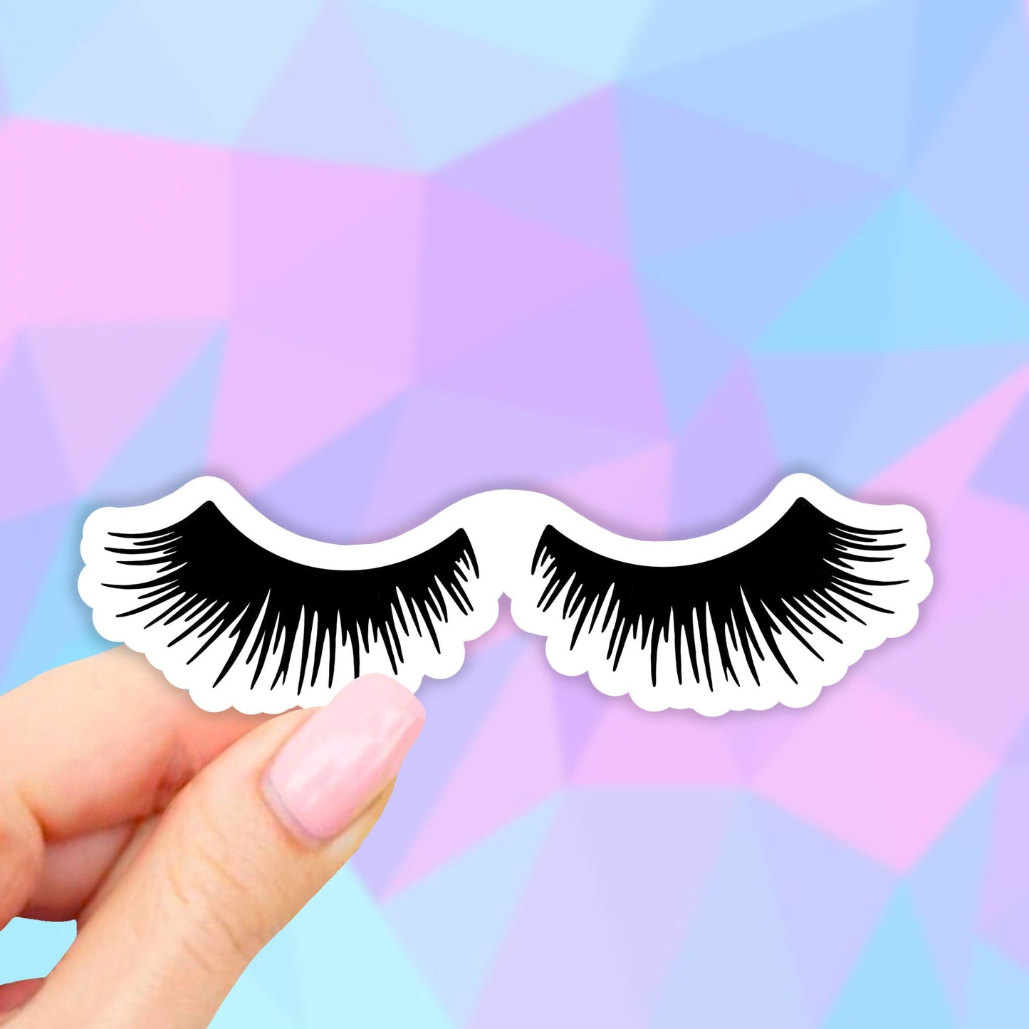Eye lashes Sticker, Eyelash stickers, Eyelashes Sticker, Laptop stickers, Aesthetic Stickers, Water bottle Stickers, Computer stickers