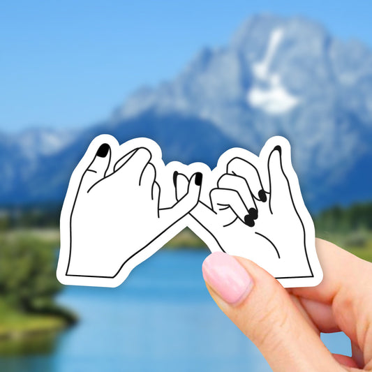Pinky Promise Sticker, Best Friend Sticker, VSCO Stickers, Laptop Stickers, Aesthetic Stickers, Water bottle Decal, Computer Sticker