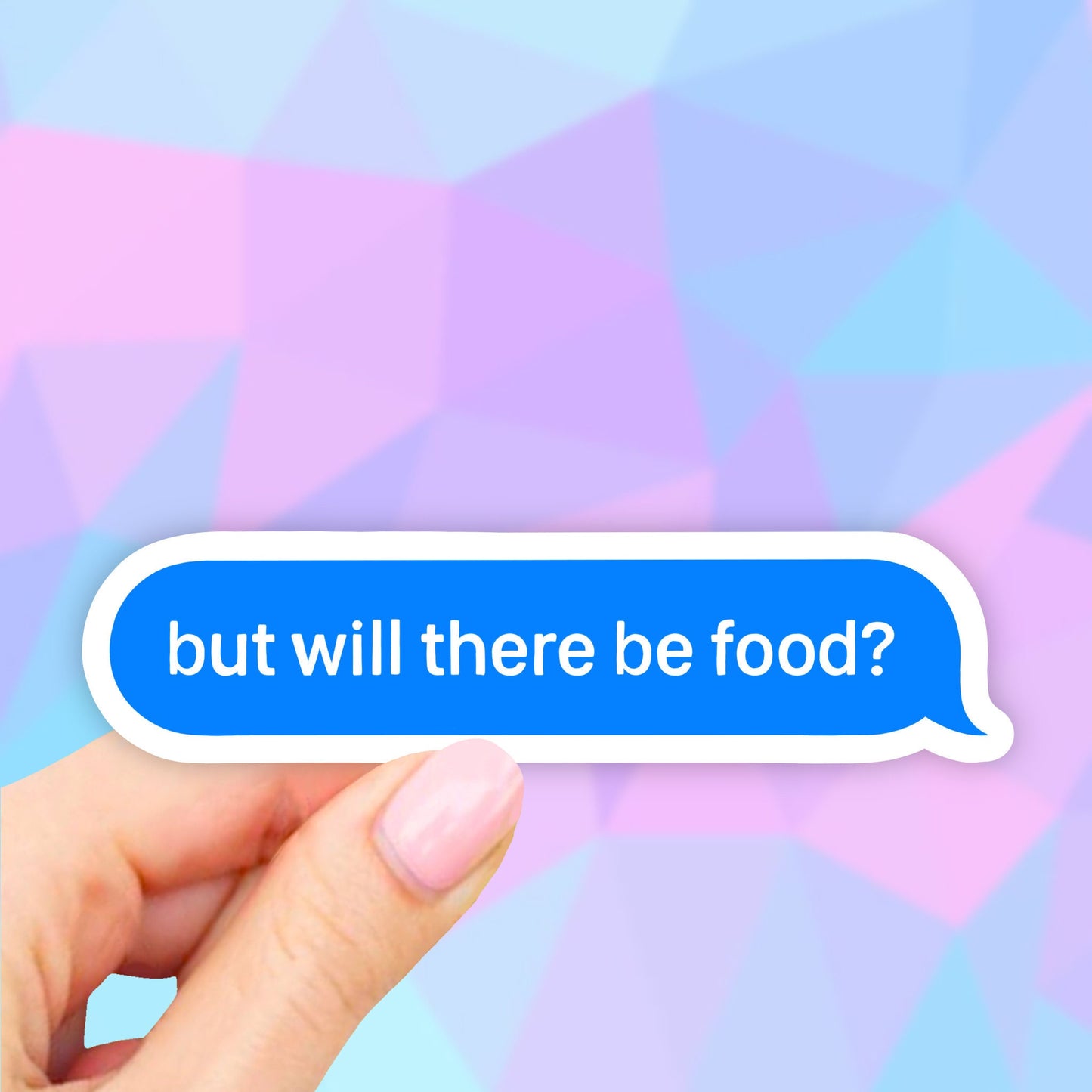 But will there be food Sticker, Laptop Decal, Aesthetic Stickers, Water bottle Sticker, Computer Stickers, Waterproof Stickers