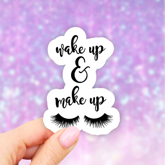Makeup Is My Art Sticker, Attitude Stickers, Laptop Stickers, Vinyl Stickers, laptop Decal, Aesthetic Stickers, Waterbottle decal