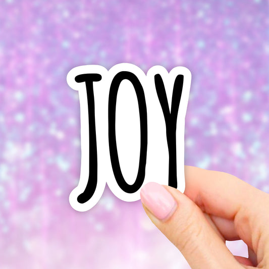 Joy sticker, choose joy sticker, choose happiness, aesthetic stickers, laptop stickers, vinyl decalswater bottle decal, computer stickers