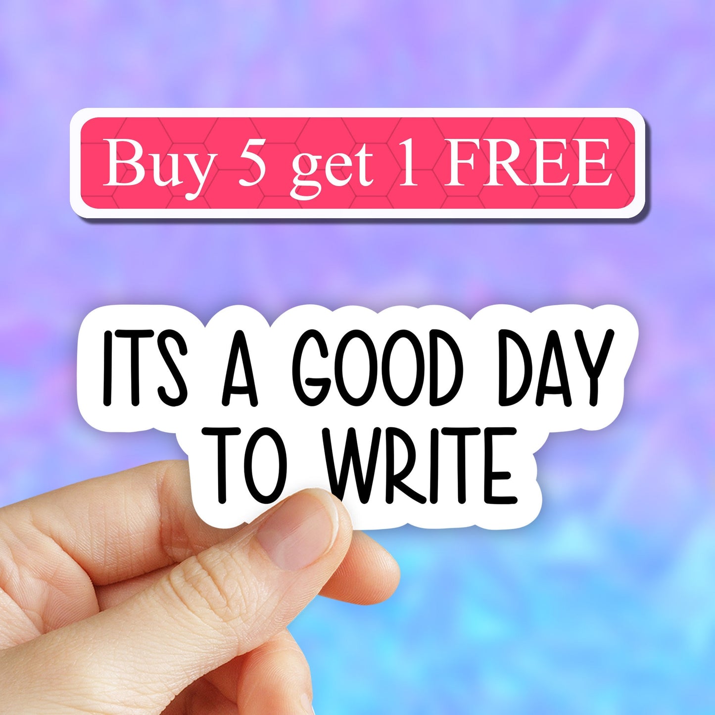 Its a good day to write sticker, writer stickers, Novel sticker, Gift For Writer, Book Lover, Author, Poet Top, Journalist, Reporter sticker