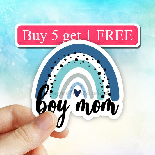 Rainbow mom trending stickers, Mama Stickers, Mom decal, Rainbow Mama, vinyl Waterproof stickers, Laptop Stickers, mom decals