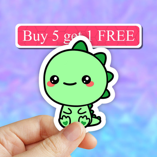 Dinosaur Sticker, Dino Stickers, Laptop stickers, Aesthetic Stickers, Water bottle Stickers, Computer stickers, Waterproof Stickers, Vinyl