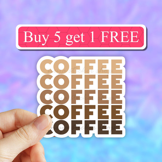I love Coffee Sticker, Coffee Stickers, Laptop Stickers, Waterbottle Stickers, Coffee tumbler Stickers, Tumbler Decal, Computer Stickers