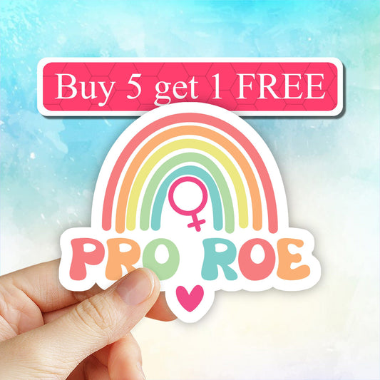 Pro Roe 1973 sticker, Roe v. Wade Sticker, Pro Choice Sticker Decal, Reproductive Rights Sticker, Women's Rights Sticker, Feminist Stickers
