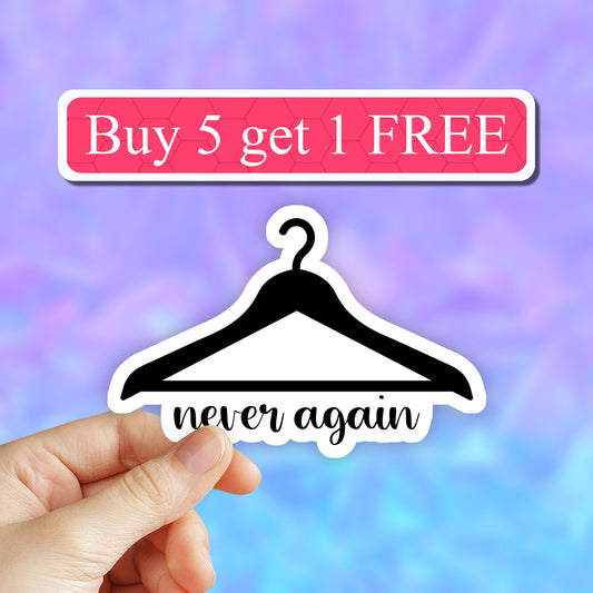 Pro Choice Sticker, feminist sticker, Abortion Rights Decal, Womens Rights, laptop stickers, water bottle decal, tumbler stickers, pro right